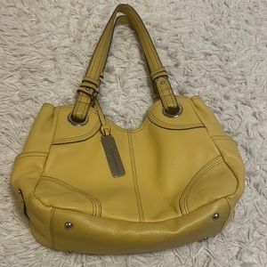 Preowned Tigbanello Yellow leather shoulder bag